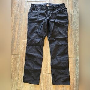 Women's Duluth Trading, Dry On The Fly, Black, Boot Cut Pants, 18x33.